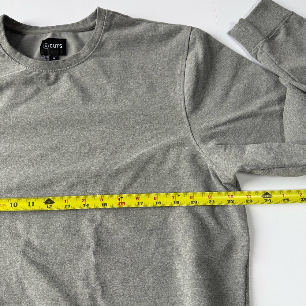 Cuts Clothing Hyperloop Pullover Split-Hem Heathe… - image 5